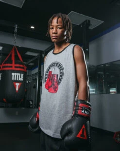 TITLE Boxing Vintage Hanging Gloves Tank -Boxing Promotions Shop LTA7GR 1 bd1eb23c 63d6 418c 82a5 d04f8ddd5864