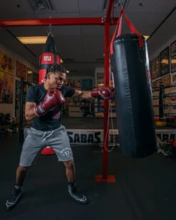 TITLE Boxing Old School Leather Bag Gloves 2.0 -Boxing Promotions Shop OSLBG2MR 3 1