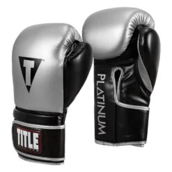 TITLE Platinum Prolific Training Gloves -Boxing Promotions Shop PLTG BK SV 2