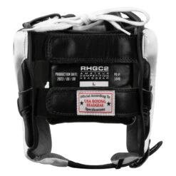 Rival Boxing Amateur Competition Headgear -Boxing Promotions Shop RHGC2 BK WH 4