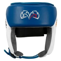 Rival Boxing Amateur Competition Headgear -Boxing Promotions Shop RHGC2 BL WH 2