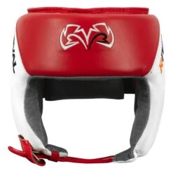 Rival Boxing Amateur Competition Headgear -Boxing Promotions Shop RHGC2 RD WH 2
