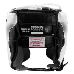 Rival Boxing Amateur Competition Headgear With Cheek Protect 15 Rival Boxing Amateur Competition Headgear With Cheek Protect -Boxing Promotions Shop RHGC2C BK WH 4