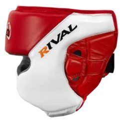 Rival Boxing Amateur Competition Headgear With Cheek Protect 22 Rival Boxing Amateur Competition Headgear With Cheek Protect -Boxing Promotions Shop RHGC2C RD WH 3