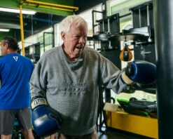 TITLE Boxing Rock Steady Leather Training Gloves -Boxing Promotions Shop RSBVLTTGBL 6