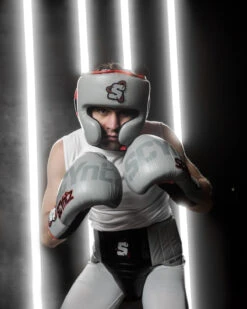 SCYntz Leather Sparring Gloves -Boxing Promotions Shop SCYSGGRBK 1