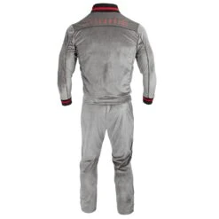 TITLE "Boxing Ain't Easy" Velour Warm Up -Boxing Promotions Shop TB166 GR BK RD 3