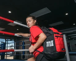TITLE Boxing Defender Backpack -Boxing Promotions Shop TBAG39RDBK 1