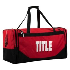 TITLE Boxing Deluxe Gear Bag -Boxing Promotions Shop TBAG45 RD BK 4