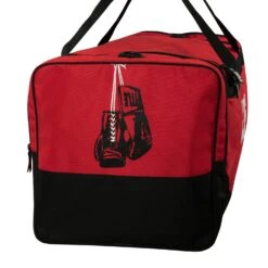 TITLE Boxing Deluxe Gear Bag -Boxing Promotions Shop TBAG45 RD BK 7