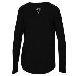 TITLE Boxing DYI Knot So Fast Long Sleeve Top -Boxing Promotions Shop TBCDYI4 BK 2