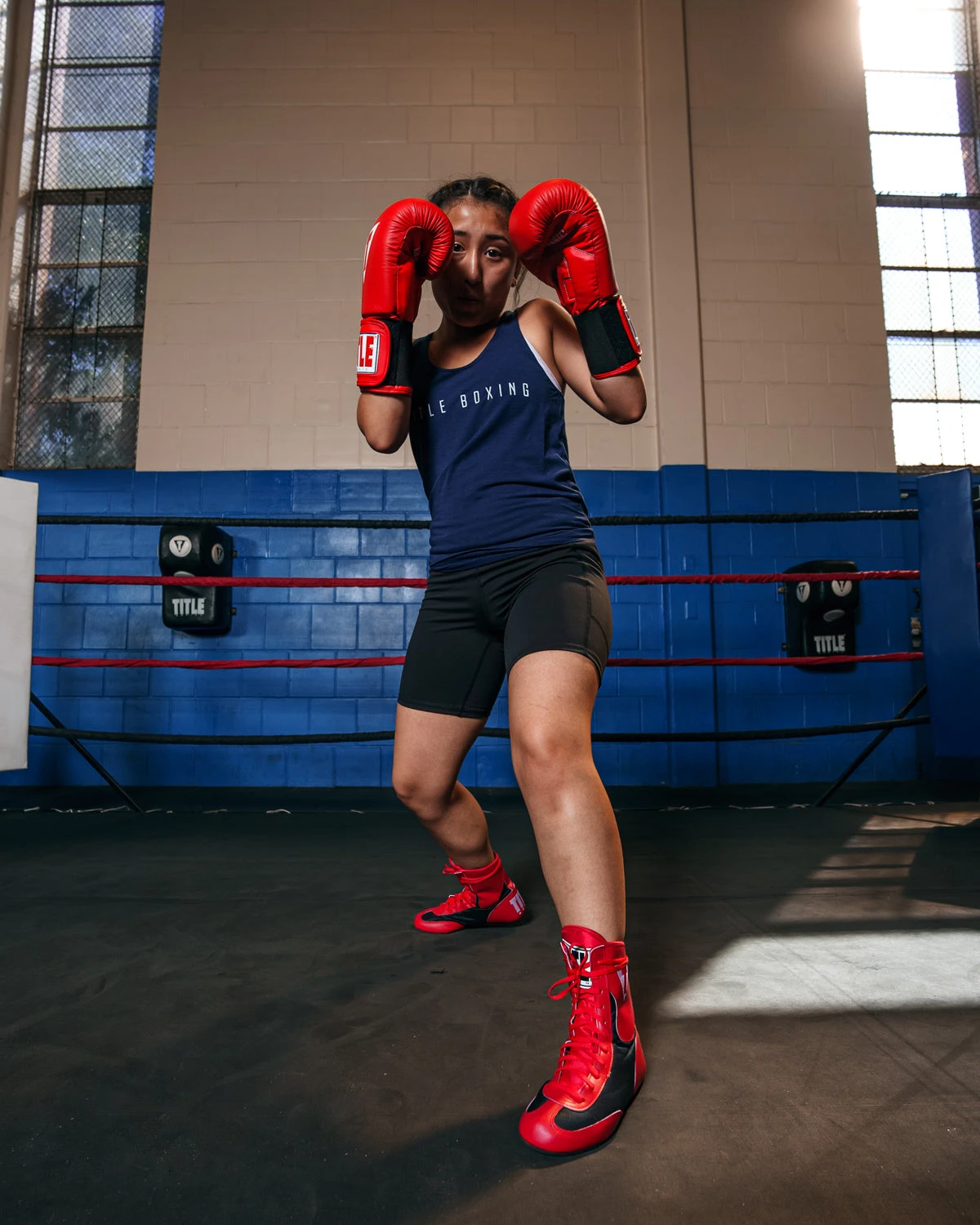 TITLE Boxing Speed-Flex Encore Mid-Top Shoes 2 TITLE Boxing Speed-Flex Encore Mid-Top Shoes - Image 2