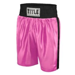 TITLE Boxing Edge Boxing Trunks -Boxing Promotions Shop TBTC BK PK 1