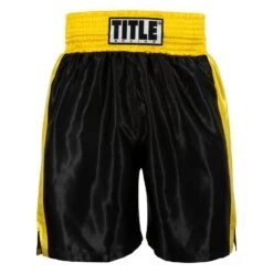 TITLE Boxing Edge Boxing Trunks 2.0 -Boxing Promotions Shop TBTC2 BK GD 2
