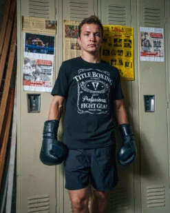 TITLE Boxing Jack Tee -Boxing Promotions Shop TBTS190BK 1