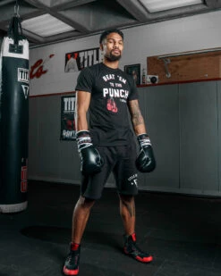 TITLE Boxing Beat Em To The Punch Tee 11 TITLE Boxing Beat Em To The Punch Tee -Boxing Promotions Shop TBTS204BK 1