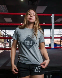 TITLE Boxing Women's Snapshot Tee -Boxing Promotions Shop TBWTS219GR 1