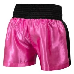 TITLE Boxing Professional Women’s Satin Striped Boxing Trunks -Boxing Promotions Shop TPBTW2 PK BK 3