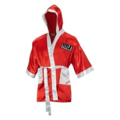 TITLE Boxing Fingertip Robe -Boxing Promotions Shop TSRF2 RD WH 2