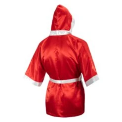 TITLE Boxing Fingertip Robe -Boxing Promotions Shop TSRF2 RD WH 3