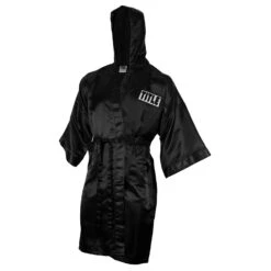 TITLE Boxing Full Length Robe -Boxing Promotions Shop TSRFL BK 2