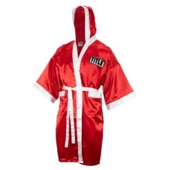 TITLE Boxing Full Length Robe -Boxing Promotions Shop TSRFL RD WH 2