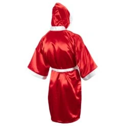TITLE Boxing Full Length Robe -Boxing Promotions Shop TSRFL RD WH 3