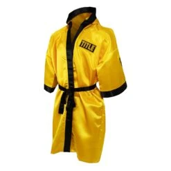 TITLE Boxing Pro Full Length Boxing Robe 37 TITLE Boxing Pro Full Length Boxing Robe -Boxing Promotions Shop TSRFL2 GD BK 03