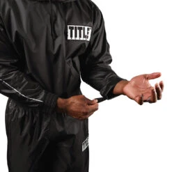 TITLE Boxing Sauna Suit With Hood -Boxing Promotions Shop TSS BK 4