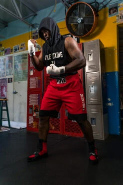 TITLE Boxing Dual Stripe Sweat Shorts -Boxing Promotions Shop TTSV4RDBK 11223279 dd40 4e1d 9fc8 96b28d6cd2ca