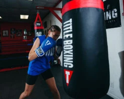 TITLE Boxing Pro Style Leather Training Gloves 3.0 -Boxing Promotions Shop TVVTG3BL 1