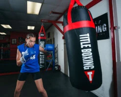 TITLE Boxing Pro Style Leather Training Gloves 3.0 -Boxing Promotions Shop TVVTG3BL 2