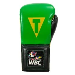 WBC By TITLE Boxing Sparring Gloves -Boxing Promotions Shop WBCSG GN BK 03