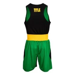WBC By TITLE Boxing Amateur Competition Outfit -Boxing Promotions Shop WBCTABS GN BK 2
