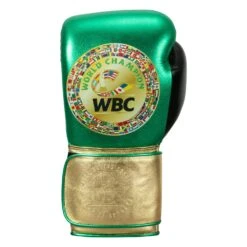 WBC By TITLE Boxing Green Belt Training Gloves 1.0 -Boxing Promotions Shop WGBTG GN GD BK 3