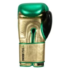 WBC By TITLE Boxing Green Belt Training Gloves 1.0 -Boxing Promotions Shop WGBTG GN GD BK 4