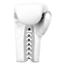 TITLE White Boxing Lace Sparring Gloves 2.0 -Boxing Promotions Shop WHSG2 4