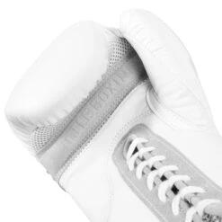 TITLE White Boxing Lace Sparring Gloves 2.0 -Boxing Promotions Shop WHSG2 5