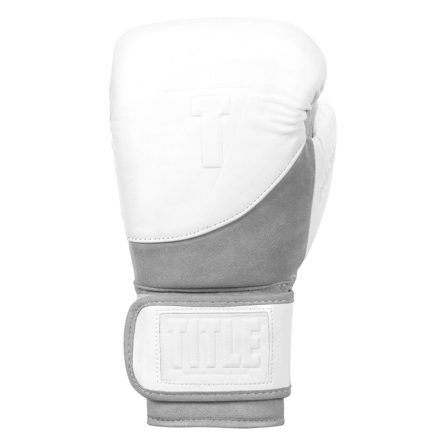 TITLE White Boxing Training/Sparring Gloves 4 TITLE White Boxing Training/Sparring Gloves - Image 4