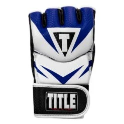 TITLE MMA Command Pro Fight Gloves -Boxing Promotions Shop XMCPFG BL WH 003