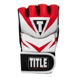 TITLE MMA Command Pro Fight Gloves -Boxing Promotions Shop XMCPFG RD WH 003