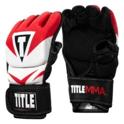 TITLE MMA Command Training Gloves -Boxing Promotions Shop XMCTG RD WH 002
