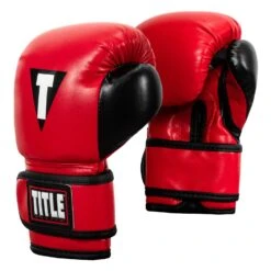TITLE Boxing Youth Bag Gloves -Boxing Promotions Shop YTBBG RD BK 02
