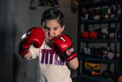 TITLE Boxing Youth Bag Gloves -Boxing Promotions Shop YTBBGRD BK