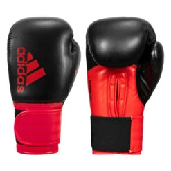 Adidas Hybrid 100 Boxing Gloves -Boxing Promotions Shop adih100 bk rd 001 1
