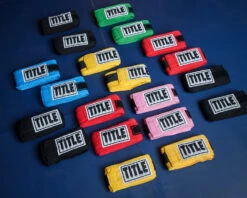 TITLE Boxing Advanced Semi-Elastic 110” Assorted Hand Wraps (10 Pair) -Boxing Promotions Shop asahw10 2 1