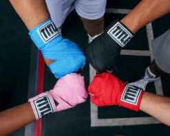 TITLE Boxing Advanced Semi-Elastic 110” Assorted Hand Wraps (10 Pair) -Boxing Promotions Shop asahw10 8