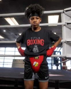 BOOM BOOM Boxing Battle Youth Groin Protector -Boxing Promotions Shop bbgpy rd bk