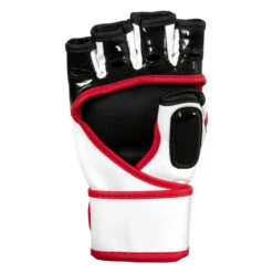 BOOM BOOM Boxing Bomber Youth MMA Gloves -Boxing Promotions Shop bbmmgy bk wh rd 04