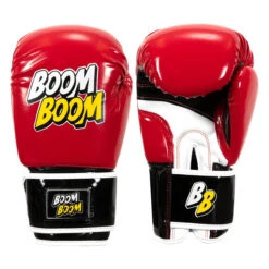 BOOM BOOM Boxing Striker Youth Boxing Gloves -Boxing Promotions Shop bbsbgy2 rd bk 001